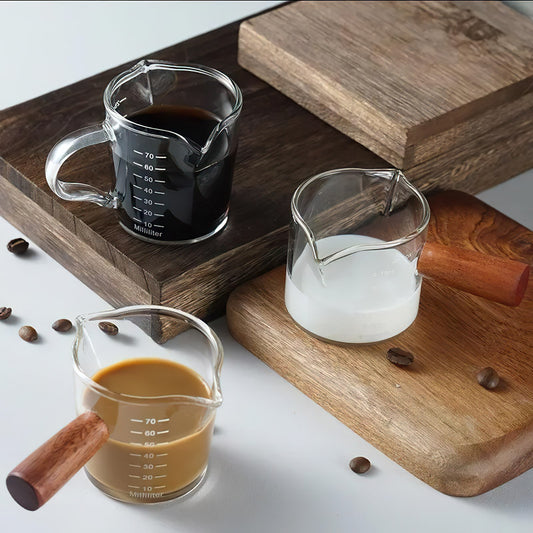 Wooden Espresso Measuring Cup